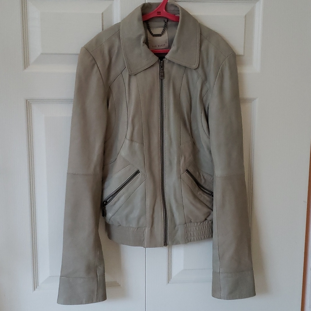 Ted Baker 'Amour' leather jacket
